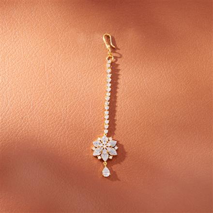 Cz Classic Tikka With 2 Tone Rhodium Plating