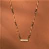 Cz Dokiya Mangalsutra With Gold Plating