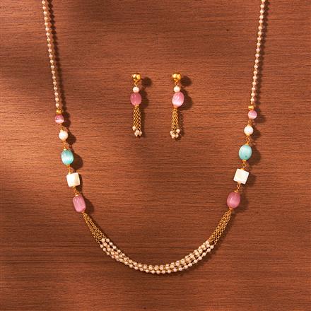 Cubic Zirconia Classic mala necklace With Gold Plating