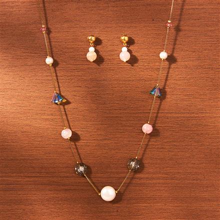 Cubic Zirconia Classic mala necklace With Gold Plating