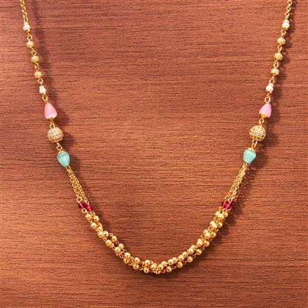 Cubic Zirconia Classic mala necklace With Gold Plating