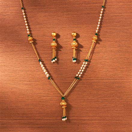 Cubic Zirconia Classic mala necklace With Gold Plating