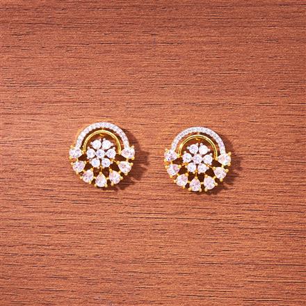 Cubic Zirconia Classic Tops With 2 Tone Plating