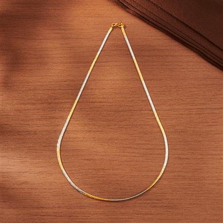 Cubic Zirconia Classic Chain With 2 Tone Plating