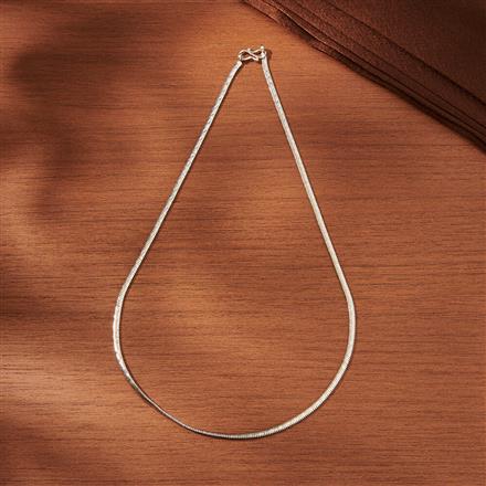 Cubic Zirconia Classic Chain With Rhodium Plating