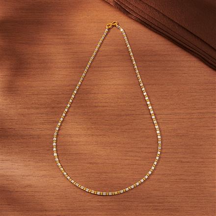 Cubic Zirconia Classic Chain With 2 Tone Plating