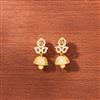 Cubic Zirconia South Indian Jhumki With Gold Plating