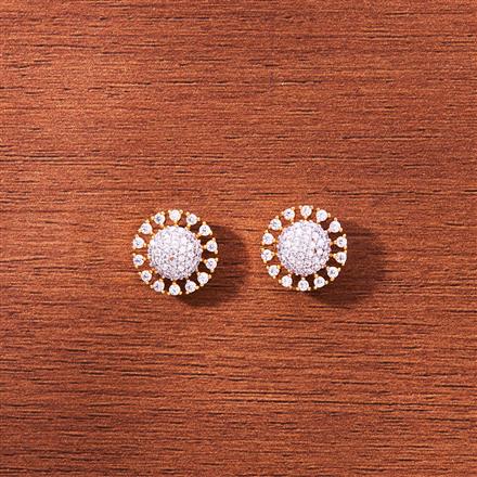 Cubic Zirconia Tops With Gold Rhodium Plating