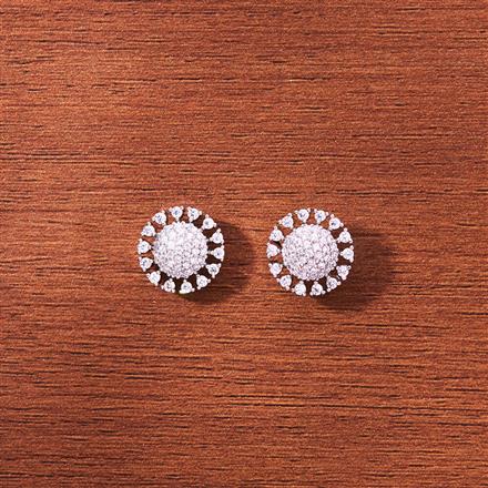 Cubic Zirconia Tops With Gold Rhodium Plating