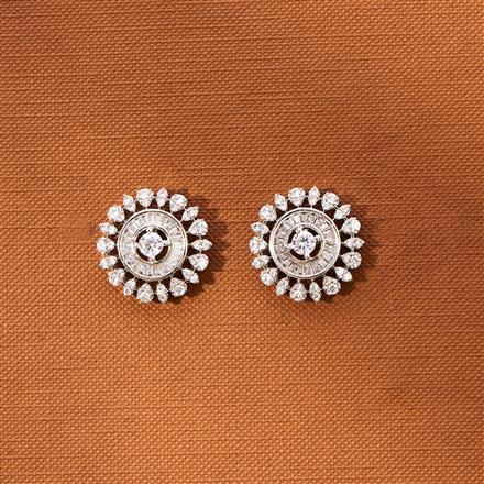 American Diamond Classic Tops With 2 Tone Rhodium Plating