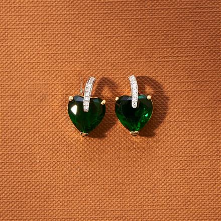 American Diamond Delicate Tops With 2 Tone Plating