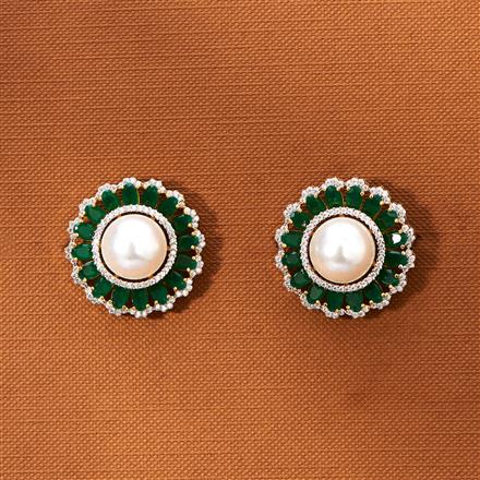 American Diamond Moti Tops With 2 Tone Plating