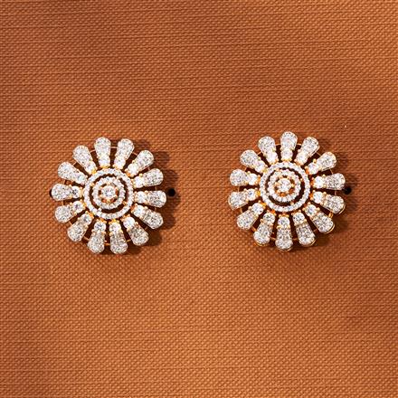American Diamond Classic Tops With 2 Tone Rhodium Plating