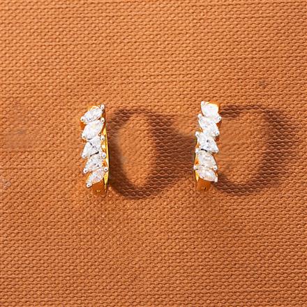 American Diamond Delicate Bali With 2 Tone Plating