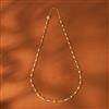 American Diamond Classic Chain With Gold Rhodium plating