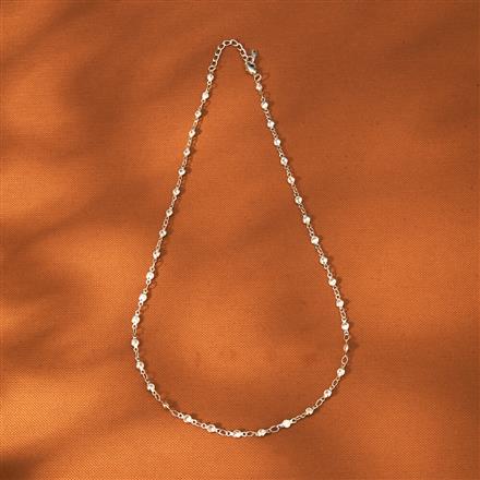 American Diamond Classic Chain With Gold Rhodium plating