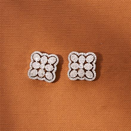 American Diamond Classic Tops With 2 Tone Rhodium Plating