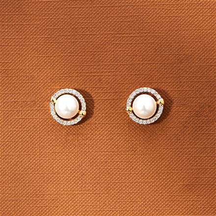 American Diamond Moti Tops With 2 Tone Rhodium Plating