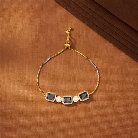 American Diamond Delicate Bracelet With 2 Tone Plating