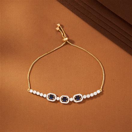 American Diamond Delicate Bracelet With 2 Tone Plating