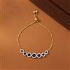 American Diamond Delicate Bracelet With 2 Tone Plating