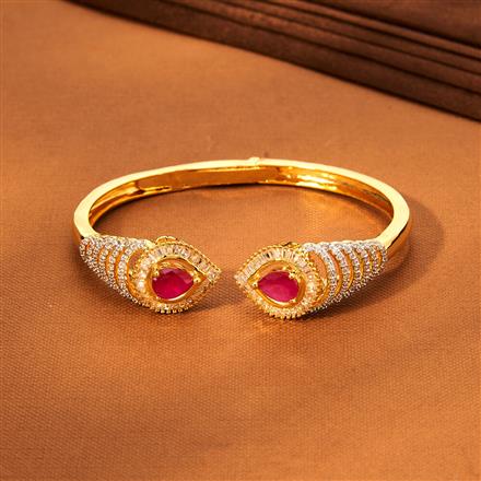 Cz Classic Kada With 2 Tone Plating