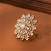 Cz Classic Ring With 2 Tone Plating