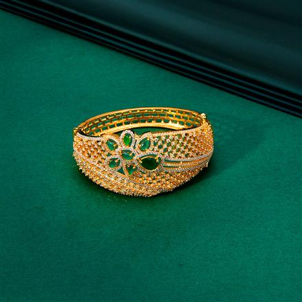 Cz Openable Kada With 2 Tone Plating