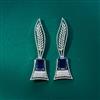 Cubic Zirconia Classic Earring With Rhodium Plating