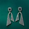 Cubic Zirconia Classic Earring With Rhodium Plating