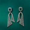 Cubic Zirconia Classic Earring With Rhodium Plating