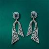 Cubic Zirconia Classic Earring With Rhodium Plating
