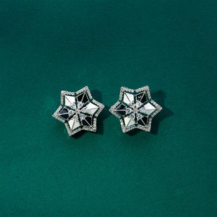 Cubic Zirconia Classic Tops With Rhodium Plating