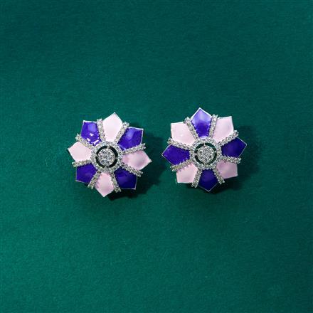 Cubic Zirconia Classic Tops With Rhodium Plating