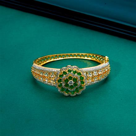 Cz Classic Kada With 2 Tone Plating