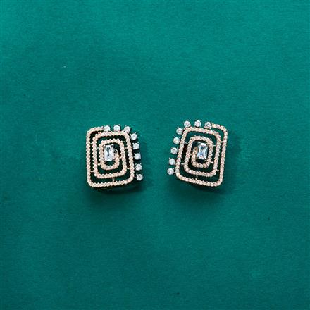 Cz Classic Tops With Black Rose 2 Tone Rhodium Plating