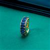 Cz Adjustable Ring With 2 Tone Plating