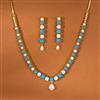 Cz Delicate Necklace With Gold Plating