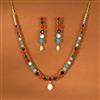 Cz Delicate Necklace With Gold Plating
