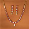 Cz Delicate Necklace With Gold Plating