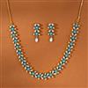 Cz Classic Necklace With Gold Plating