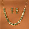 Cz Classic Necklace With Gold Plating