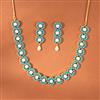 Cz Classic Necklace With Gold Plating