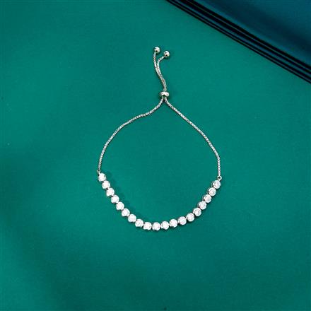 Cz Delicate Bracelet With Gold Plating