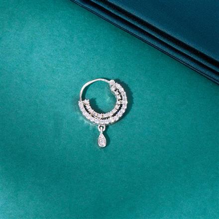 Indiamart Silver Diamond Nose Pin Buy Cz Delicate Nose Ring With