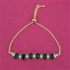 Cz Adjustable Bracelet With Gold Plating