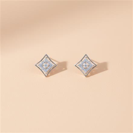 Cz Delicate Tops With 2 Tone Rhodium Plating