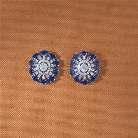 Cz Delicate Tops With Rhodium Plating Plating