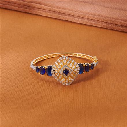 Cubic Zirconia Classic Kada With 2 Tone Plating