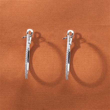 Cubic Zirconia Classic Bali With 2 Tone Plating